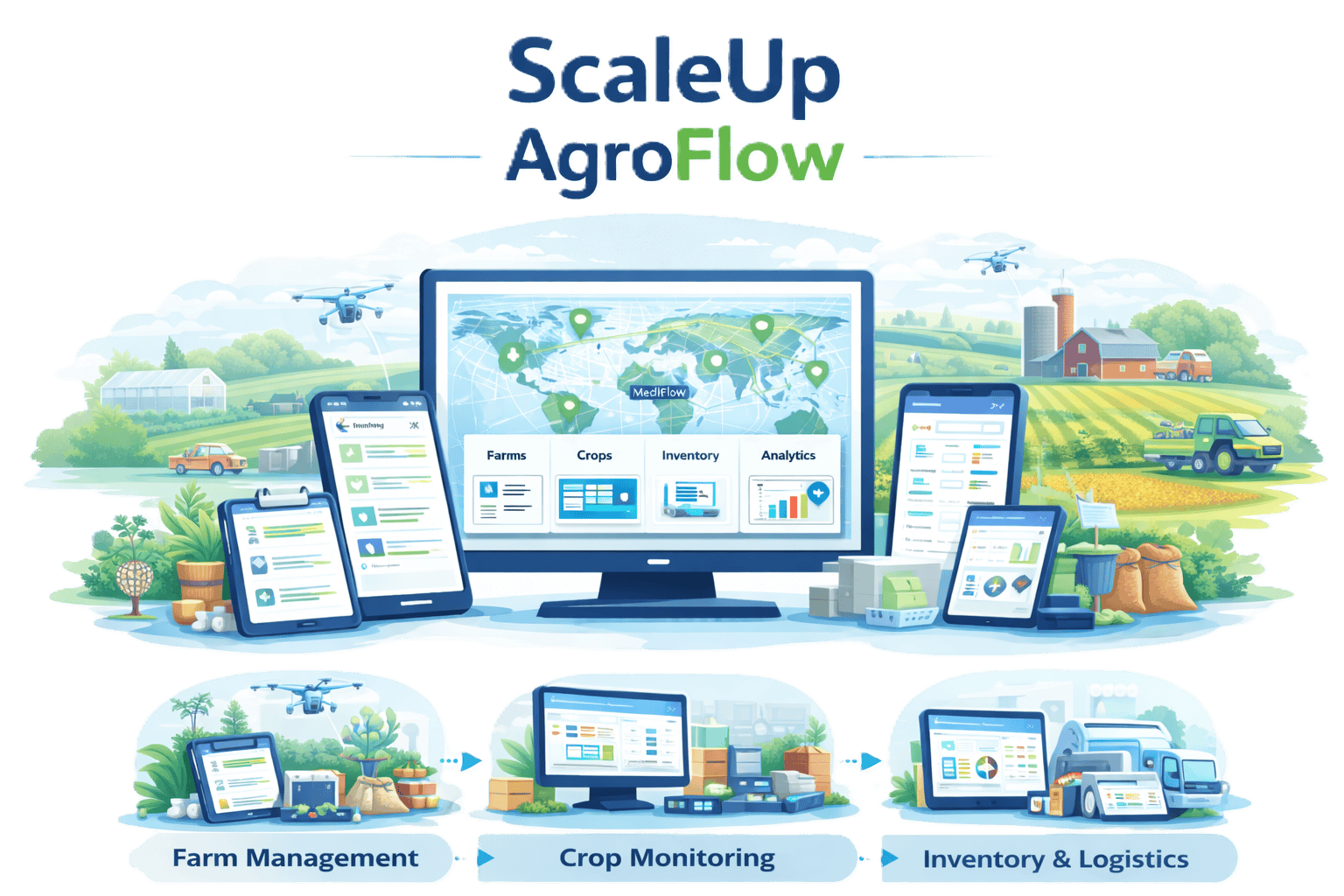 ScaleUp AgriFlow for Agriculture sector