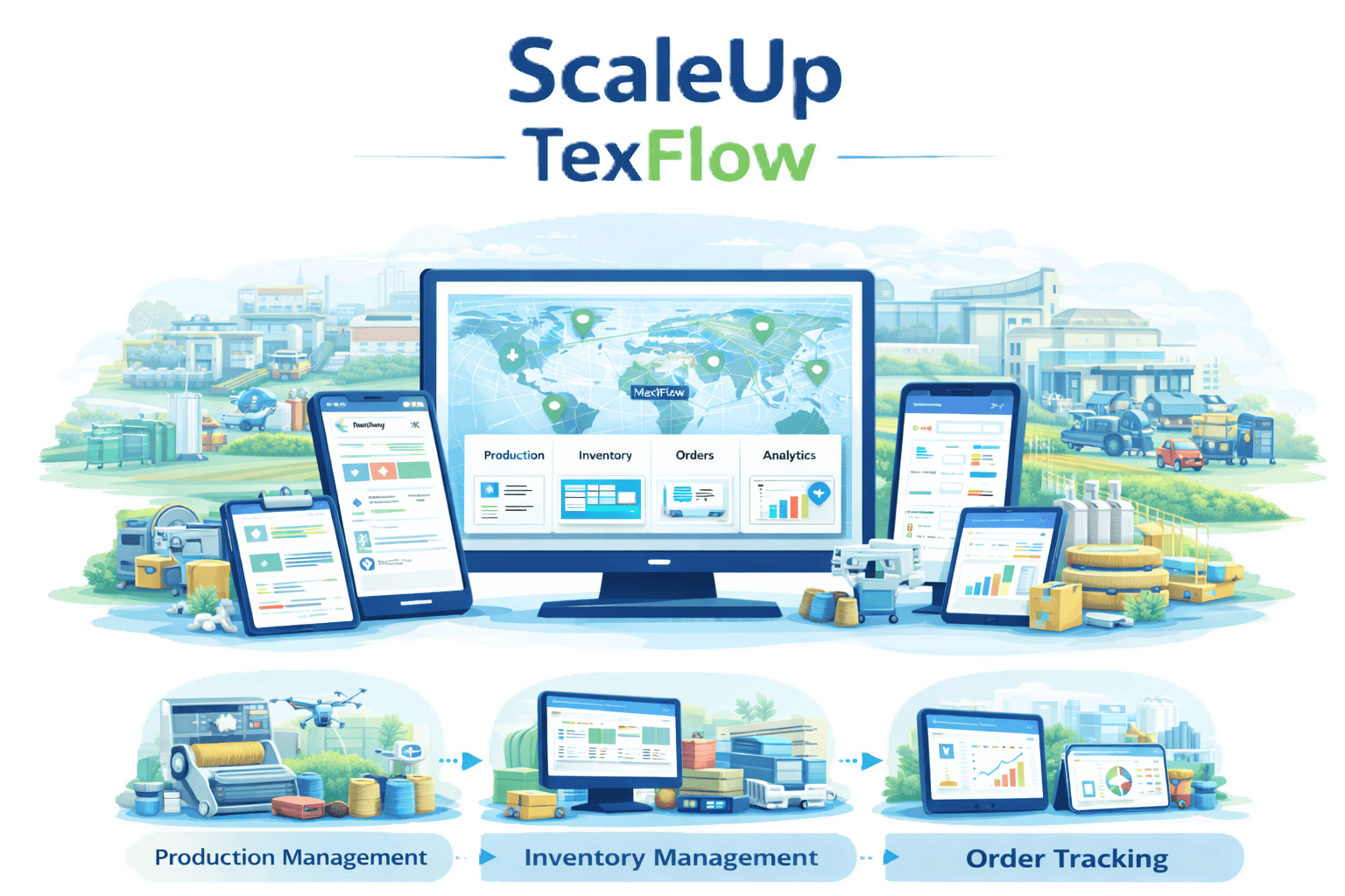 ScaleUp TexFlow for Textlie industry